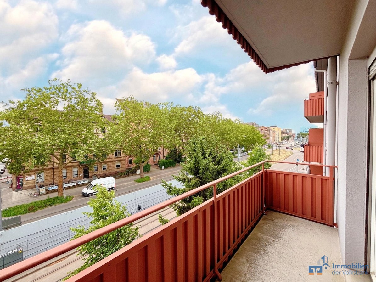 Modernisierte 2-ZKB mit Einzelgarage & Balkon nahe KIT – Karlsruhe-Innenstadt-Ost - ab sofort